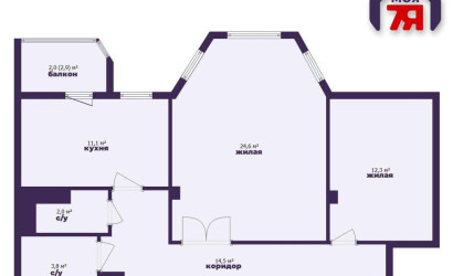 Купить 2-комнатную квартиру, Минск, Высоцкого ул., 1 (Первомайский район). Фото 18