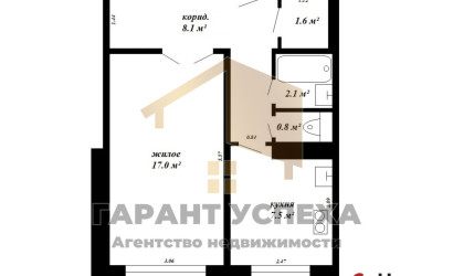 Купить 1-комнатную квартиру, Брест, ул. Сергея Смирнова писателя, д. . Фото 9
