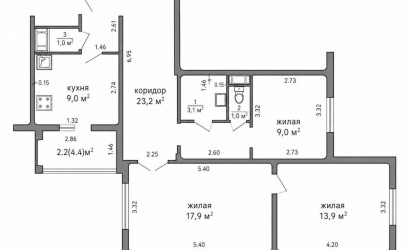 Купить 3-комнатную квартиру, Минск, Прушинских ул., 20 (Ленинский район). Фото 41