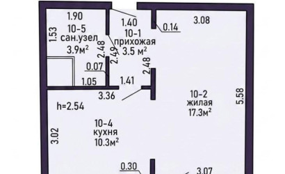 Купить 1-комнатную квартиру, Копище, Небесная ул., 3. Фото 2