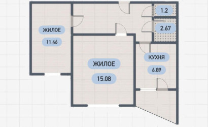 Купить 2-комнатную квартиру, Брест, Машерова просп.. Фото 2