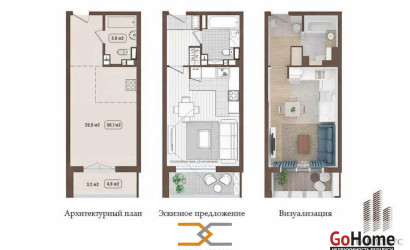 Купить 1-комнатную квартиру, Минск, Дзержинского просп., 19 (Московский район). Фото 15