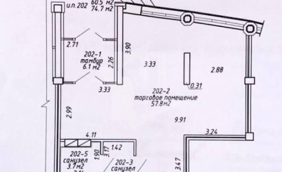 Аренда помещения, Минск, Лынькова ул., 35,  74.7 кв.м.. Фото 11