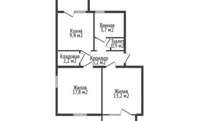 Купить 2-комнатную квартиру, Островля, Зеленая ул., 43/1. Фото 23