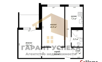 Купить 2-комнатную квартиру, Брест, ул. Пригородная, д. . Фото 18