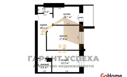 Купить 2-комнатную квартиру, Брест, ул. Гоголя. Фото 18