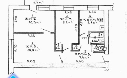 Купить 3-комнатную квартиру, Речица, Мира ул., д.11. Фото 14