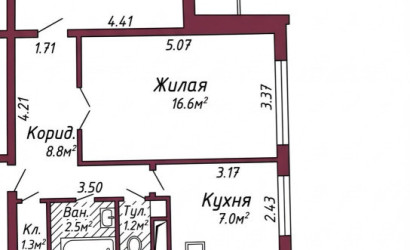 Купить 2-комнатную квартиру, Гродно, Клецкова, 24. Фото 10