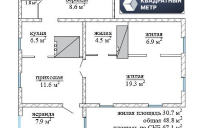 Купить дом, Талька, Кузнецова ул., 22, 25 соток. Фото 25