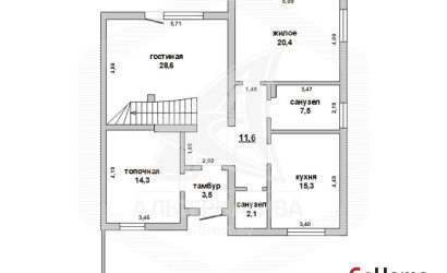 Купить дом, Брест, Пугачево, 4.6 соток. Фото 1