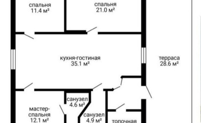 Купить дом в деревне, Телепашня, 10 соток. Фото 12