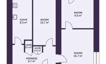 Купить 3-комнатную квартиру, Колодищи, Геофизика ул., 8. Фото 26