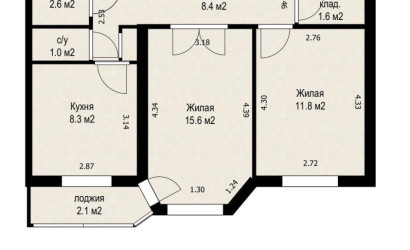 Купить 2-комнатную квартиру, Минск, Сторожовская ул., 8 (Центральный район). Фото 23