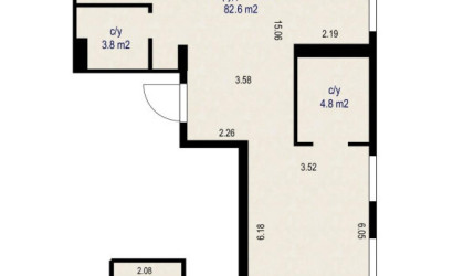 Купить 3-комнатную квартиру, Минск, Виталия Цвирко ул., 73(Советский район). Фото 29