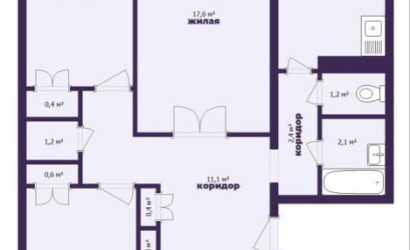 Купить 4-комнатную квартиру, Городок, Центральная ул.. Фото 31