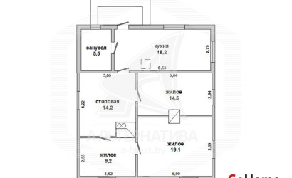 Купить дом, Пруска-Волгинова, Речицкий с/с, 44.94 соток. Фото 29