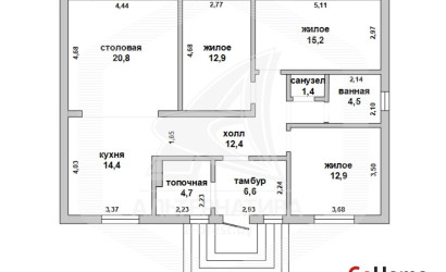  1-этаж.(105.7 м2), Гутовичи(Чернинский с/с)