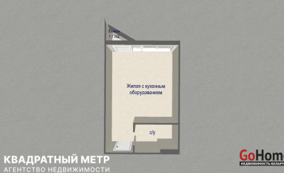 Купить 1-комнатную квартиру, Минск, Жореса Алфёрова ул., 5 (Октябрьский район). Фото 21