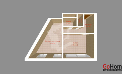 Купить 2-комнатную квартиру, Минск, Независимости просп., 134/2 (Первомайский район). Фото 32