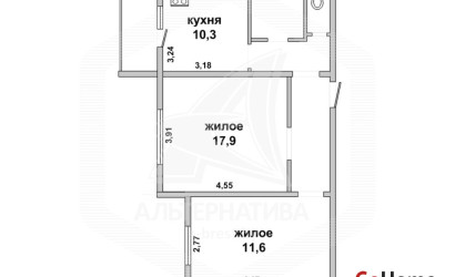 Купить 2-комнатную квартиру, Брест, Центр, ул. Воровского. Фото 10