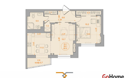 Купить 2-комнатную квартиру, Минск, Притыцкого ул., 39 (Фрунзенский район). Фото 24