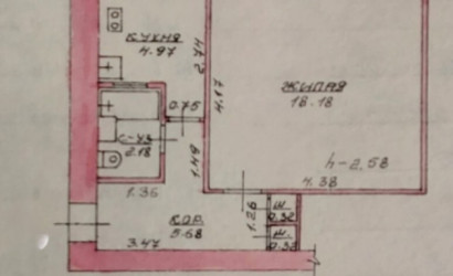 Купить 1-комнатную квартиру, Витебск, Карла Маркса, 104. Фото 13