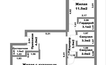 Купить 2-комнатную квартиру, Копище, Авиационная ул., 12. Фото 34
