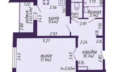 Купить 1-комнатную квартиру, Минск, Неманская ул., 36 (Фрунзенский район). Фото 16