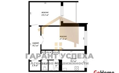 Купить 2-комнатную квартиру, Брест, ул. Сябровская, д. . Фото 16