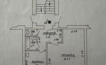 Купить 1-комнатную квартиру, Лида, Строителей ул., 3. Фото 14