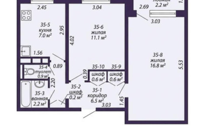 Купить 2-комнатную квартиру, Солигорск, Мира просп., 26. Фото 14