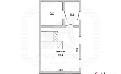 Купить дом в деревне, Столповиски, Дмитровичский с/с, 16.17 соток. Фото 1