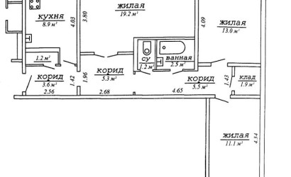 Купить 3-комнатную квартиру, Гродно, Врублевского, 86. Фото 22