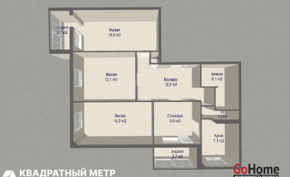 Купить 4-комнатную квартиру, Минск, Острошицкая ул., 11(Первомайский район). Фото 27