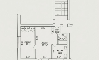 Купить 2-комнатную квартиру, Минск, Ольшевского ул., 15 (Фрунзенский район). Фото 11