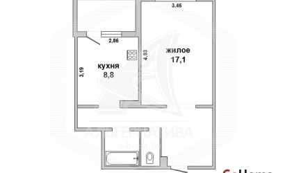 Купить 1-комнатную квартиру, Брест, Вулька, ул. Полевая. Фото 1