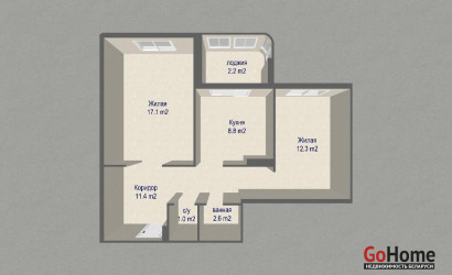 Купить 2-комнатную квартиру, Копище, Лопатина ул., 2. Фото 2