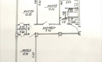 Купить 3-комнатную квартиру, Витебск, Московский, 16. Фото 22