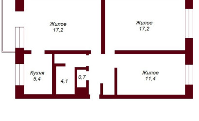 Купить 3-комнатную квартиру, Брест, ул. Кирова, д. . Фото 12