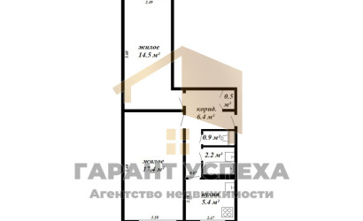 Купить 2-комнатную квартиру, Брест, ул. МОПРа. Фото 14