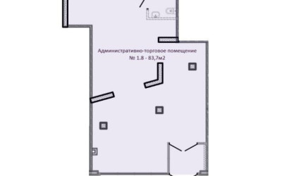 Продажа торгового помещения, Минск, Жореса Алфёрова ул., 9,  83.7 кв.м.. Фото 7