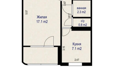 Купить 1-комнатную квартиру, Минск, Слободская ул., 117 (Московский район). Фото 15