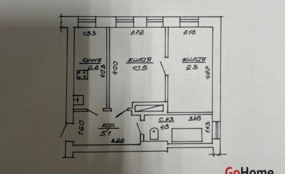 Купить 2-комнатную квартиру, Витебск, Димитрова ул., 9. Фото 1