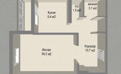 Купить 1-комнатную квартиру, Минск, Лосика ул., 32 (Фрунзенский район). Фото 1