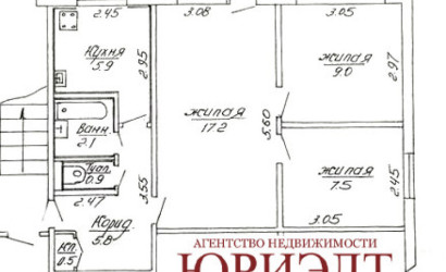 Купить 3-комнатную квартиру, Лида, Набережная, 2/2. Фото 10