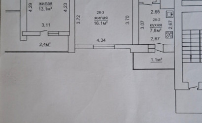 Купить 3-комнатную квартиру, Гродно, пер. Дзержинского 2-ой, д. 7