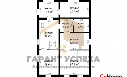 Купить дом, Знаменка, Знаменский с/с, 25 соток. Фото 19