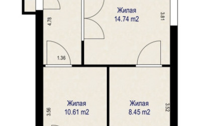 Купить 3-комнатную квартиру, Минск, ул. Аэродромная, д. 5/2 (Октябрьский район). Фото 19