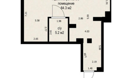 Аренда офиса, Минск, Жуковского ул., 16, 69.5 кв.м. Фото 12