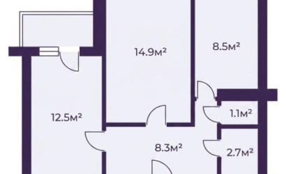 Купить 2-комнатную квартиру, Молодечно, Криничная ул., 31. Фото 19